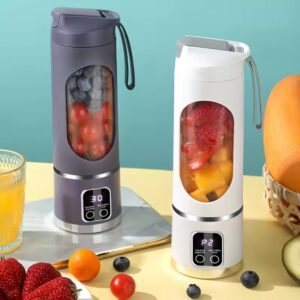 Mini Portable Blender – Rechargeable Electric Fruit Juicer Bottle (USB)