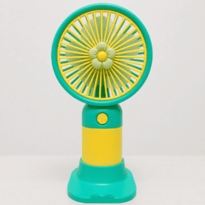 Premium Mini Rechargeable Hand Fan - Portable USB Desktop Fan for Home & Travel