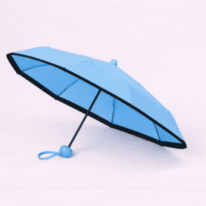Anwar Premium Mini Capsule Umbrella - 6 Ribs Windproof Pocket Umbrella with Case