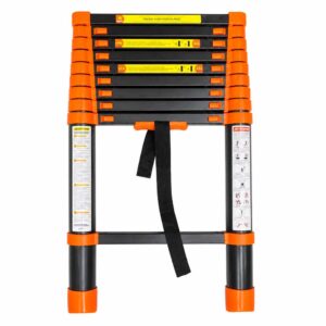 টেলিস্কোপিক এক্সটেনশন ল্যাডার (Telescopic Extension Ladder) — হেভি ডিউটি অ্যালুমিনিয়াম ফোল্ডিং মই